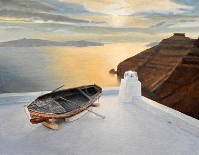 Santorini 7, 2010 by Trevor Neal